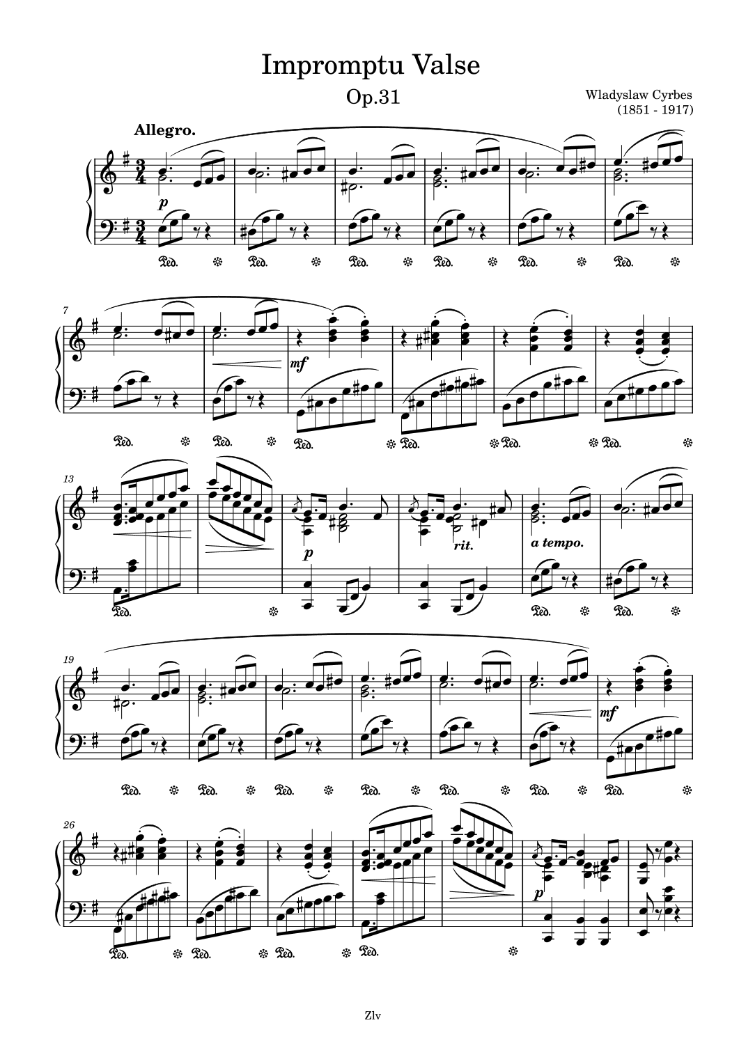 Impromptu Valse (arr. Zellev)