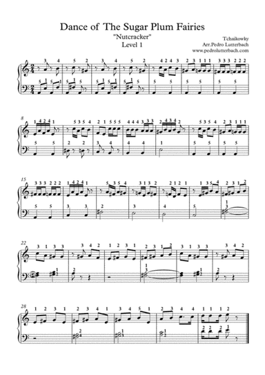 Dance of The Sugar Plum Faries (arr. Pedro Lutterbach)