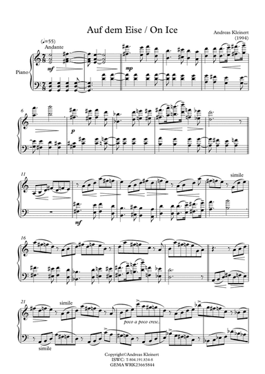 Auf dem Eise / On Ice