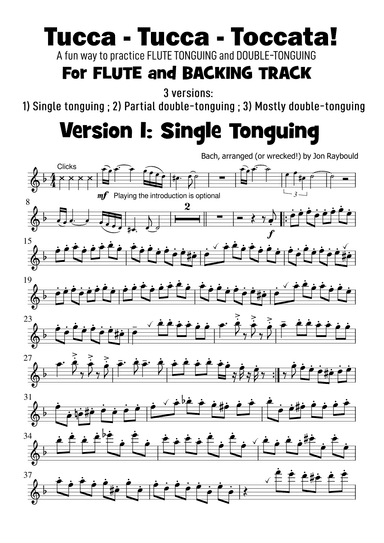 Tucca - Tucca Toccata! (arr. Jon Raybould)