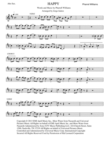 Happy (arr. Jorge Juárez)