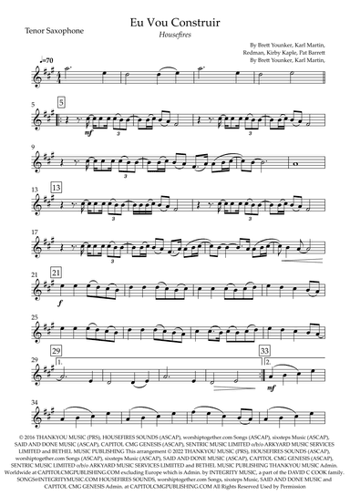 Build My Life (arr. Fabio Britto)