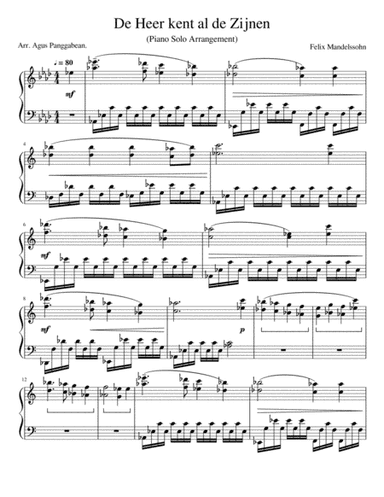 De Heer Kent al de Zijnen. (arr. Agus Panggabean.)