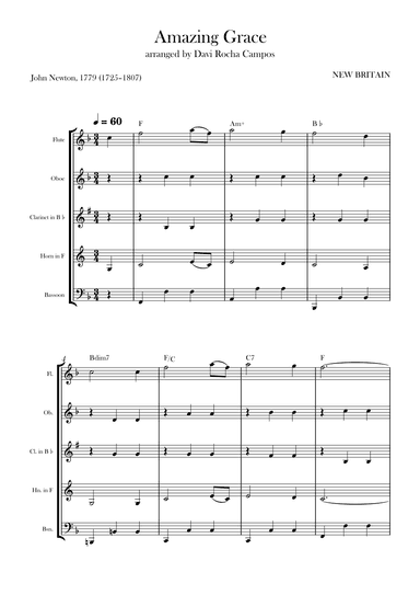Amazing Grace (arr. Davi Rocha Campos)
