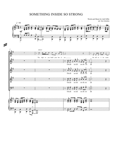 (something Inside) So Strong (arr. Jon Arterton)
