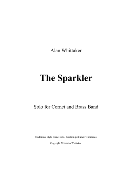 The Sparkler (Brass Band - Cornet Solo)