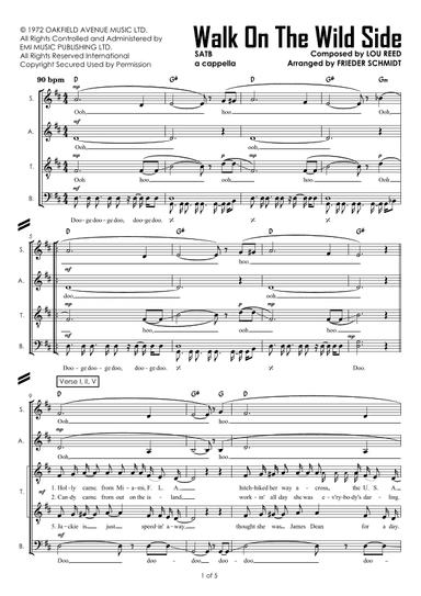 Walk On The Wild Side (arr. Frieder Schmidt)