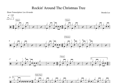 Rockin' Around The Christmas Tree (arr. Drum Transcription: Leo Alvarado)