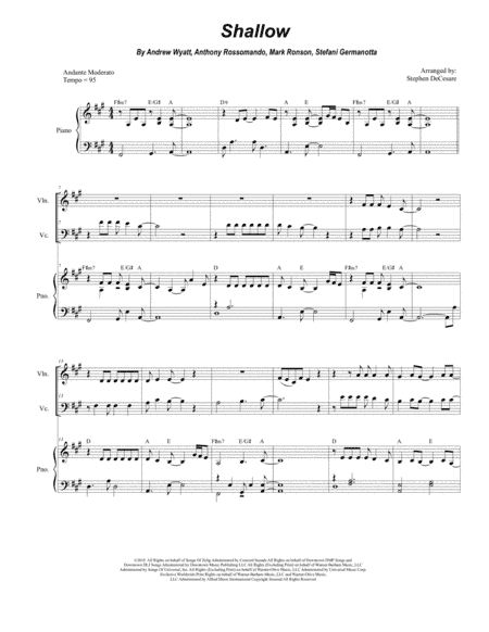 Shallow (arr. Stephen DeCesare)