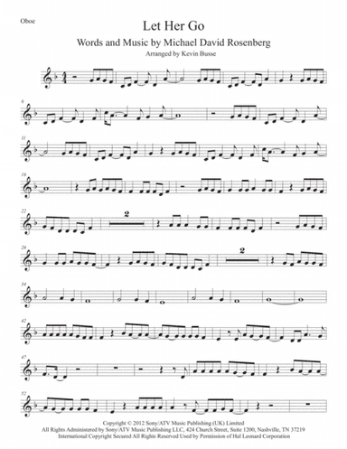 Let Her Go (arr. Kevin Busse)