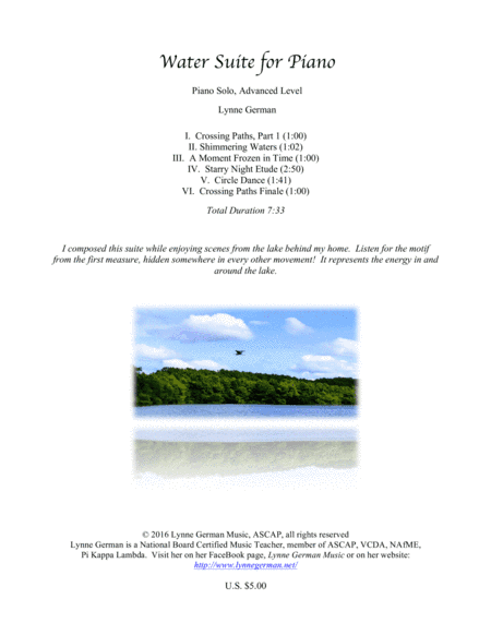 Water Suite for Piano