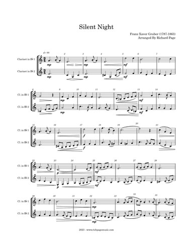 Silent Night (arr. Richard Page)