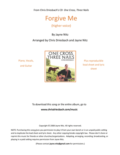 Forgive Me (high voice)