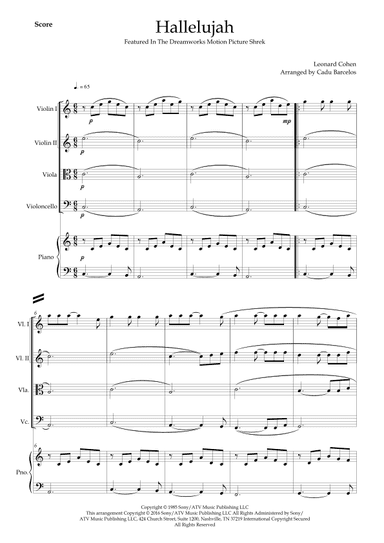 Hallelujah (arr. Cadu Barcelos)