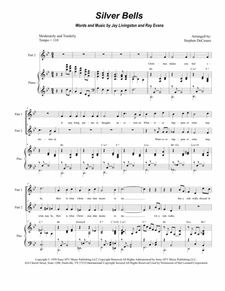 Silver Bells (arr. Stephen DeCesare)