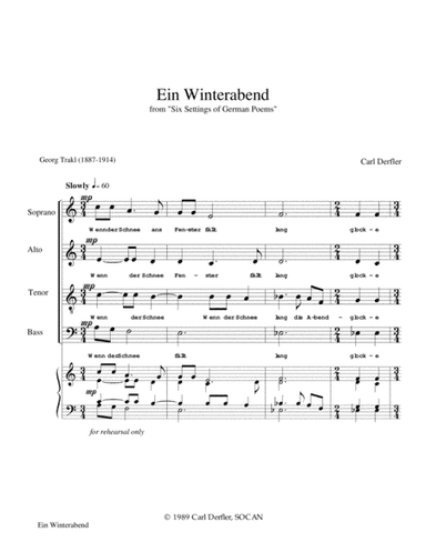Ein Winterabend