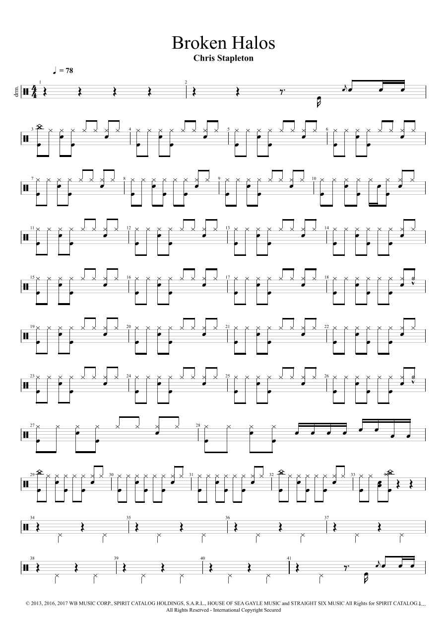 Broken Halos (arr. Cyril Mayer)