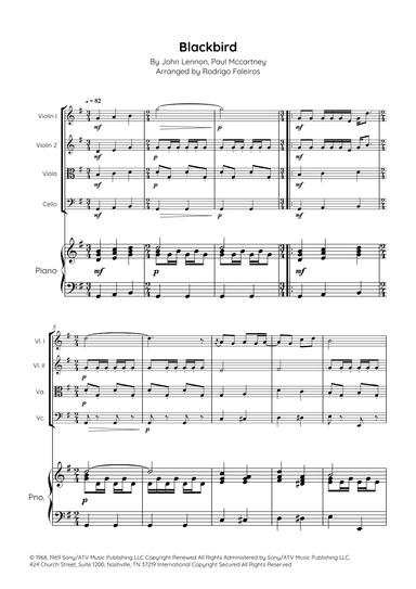 Blackbird (arr. Rodrigo Faleiros)
