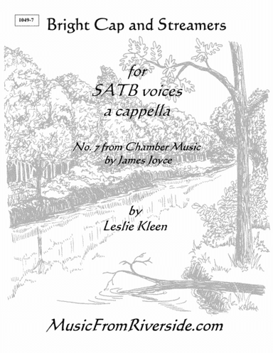 Bright Cap and Streamers for SATB a cappella