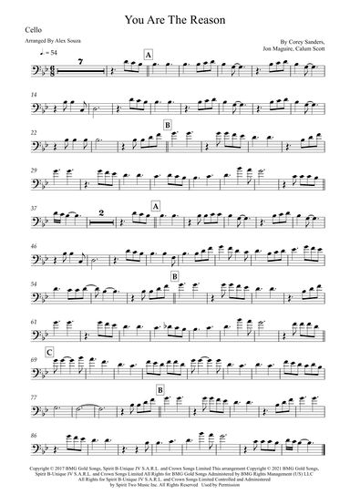 You Are The Reason (arr. Alex Souza)