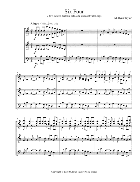 Six Four for Boomwhackers