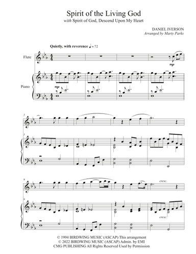 Spirit Of The Living God (arr. Marty Parks)