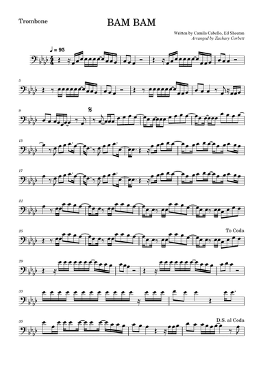 Bam Bam (arr. Zachary Corbett)