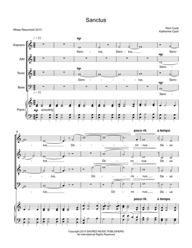 Sanctus Benedictus (from Missa Resurrexit)