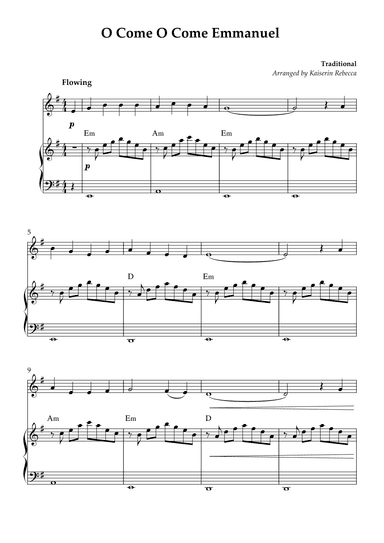 O Come O Come Emmanuel (arr. Kaiserin Rebecca)