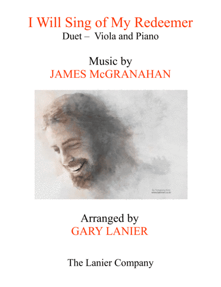 I WILL SING OF MY REDEEMER (Duet – Viola & Piano with Score/Part) (arr. Gary Lanier)