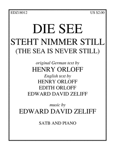 Die See Steht Nimmer Still (The Sea Is Never Still)