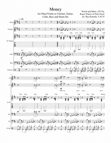 Money (arr. Ray Kamada)