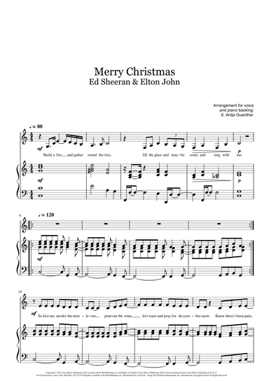 Merry Christmas (arr. Antje Günther)