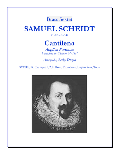 CANTILENA for Brass Sextet (arr. Becky Dugan)