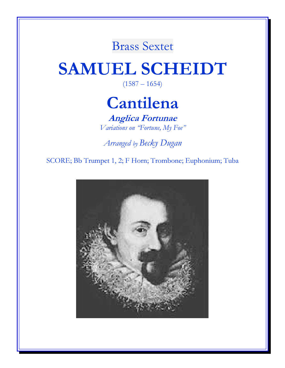 CANTILENA for Brass Sextet (arr. Becky Dugan)