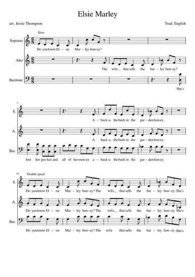 Elsie Marley (arr. Jessie Thompson)