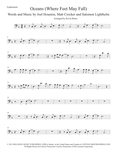 Oceans (Where Feet May Fail) (arr. Kevin Busse)