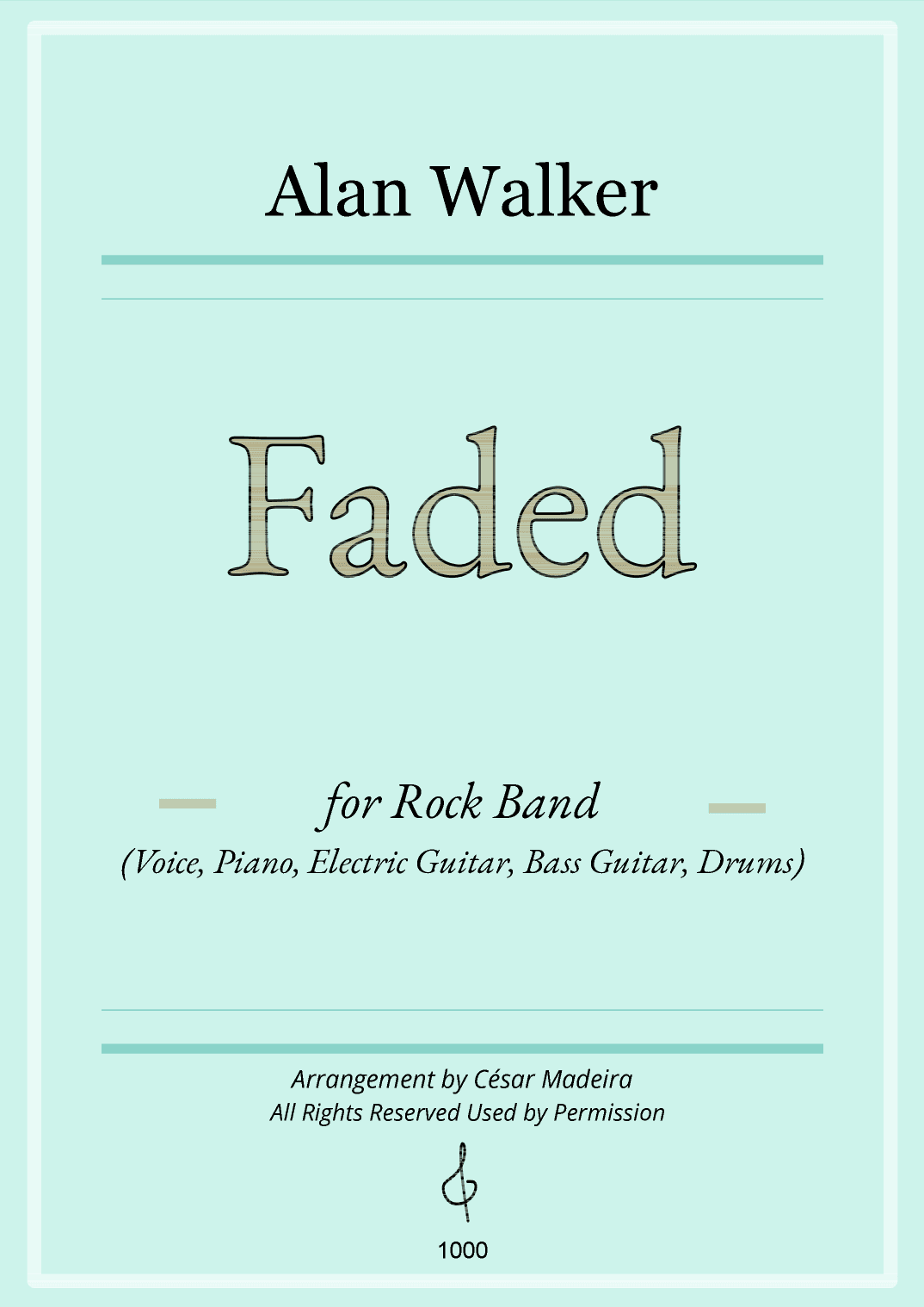 Faded (arr. César Madeira)
