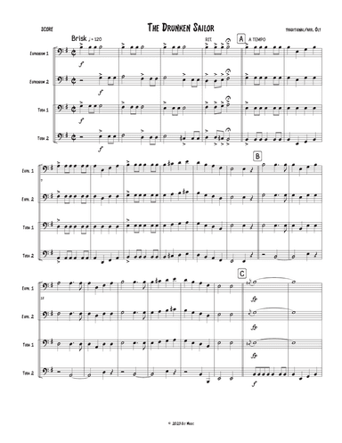 The Drunken Sailor (arr. Tim Olt)
