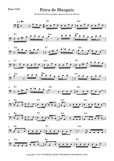 Feira De Mangaio (arr. Fabio Eduardo de Oliveira)