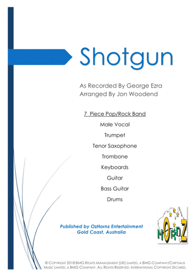 Shotgun (arr. Jon Woodend)