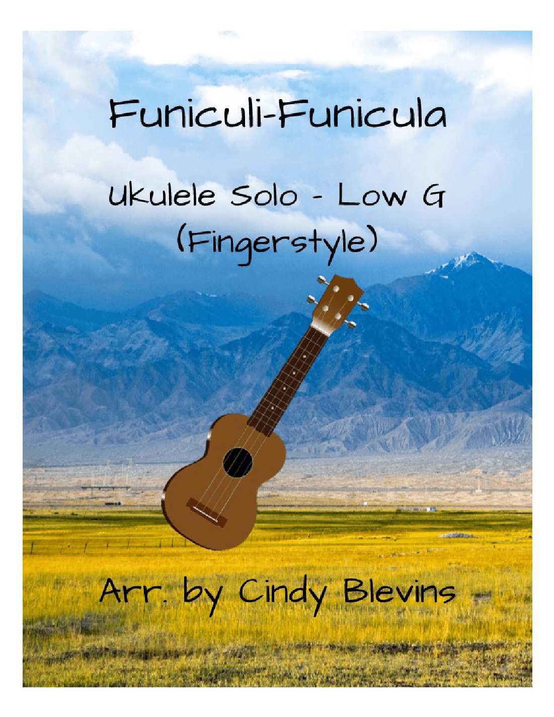 Funiculi-Funicula, Ukulele Solo, Fingerstyle, Low G (arr. Cindy Blevins)