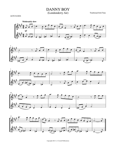 Danny Boy (Londonderry Air) (arr. Mark Phillips)