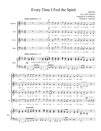 Every Time I Feel the Spirit (arr. Curtis Hanson)