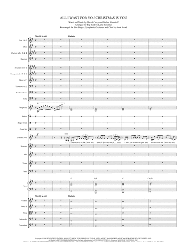 All I Want For Christmas Is You (arr. Amir Awad)