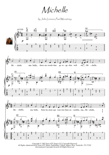 Michelle (arr. PianoSheetNow)