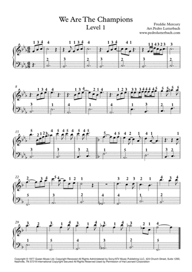 We Are The Champions (arr. Pedro Lutterbach)