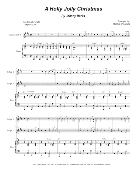A Holly Jolly Christmas (arr. Stephen DeCesare)