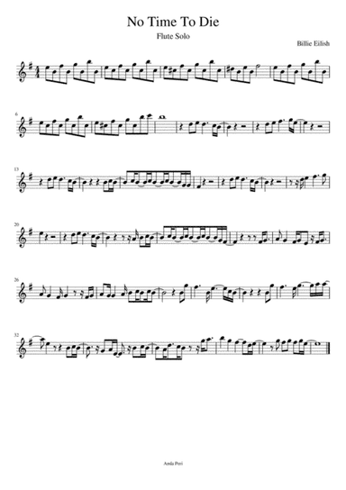 No Time To Die (arr. Amla Peri)