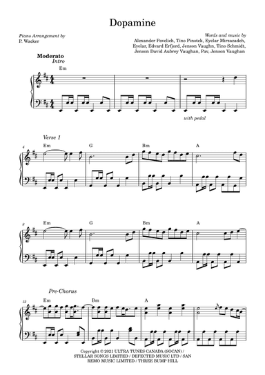 Dopamine (arr. P. Wacker)